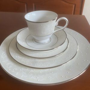 One Five-Piece Setting for Lenox Opal Innocence